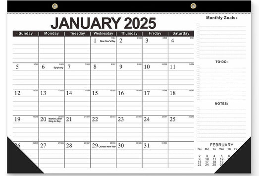 18 Monthly Wall Calendar 225-226 Monthly Desk Calendar with To-do List