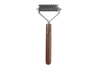 Large 2-Sided Undercoat Rake For Dogs And Cats Pet Grooming Brush Dematting Comb