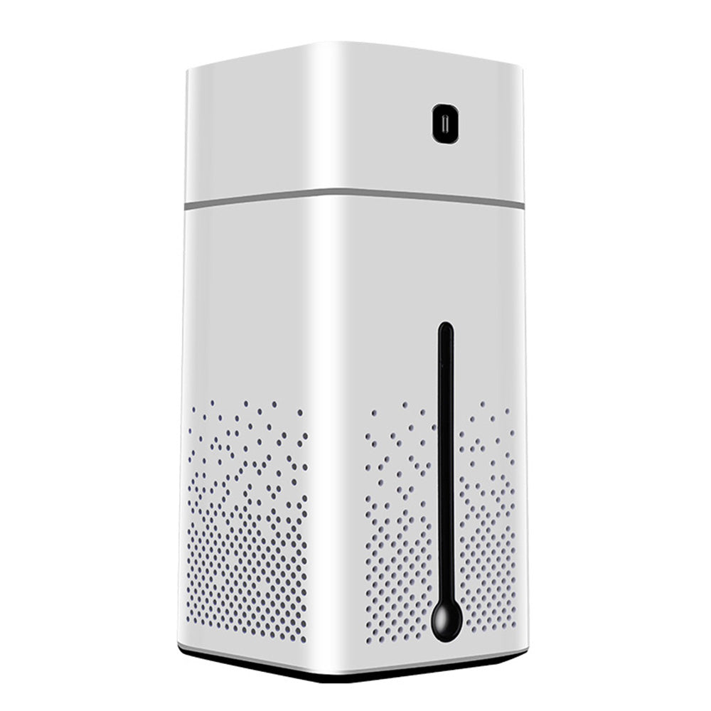 1L Ultrasonic Air Humidifier Cool Mist with 7 Color LED Light for Bedroom Office Desktop Home-White