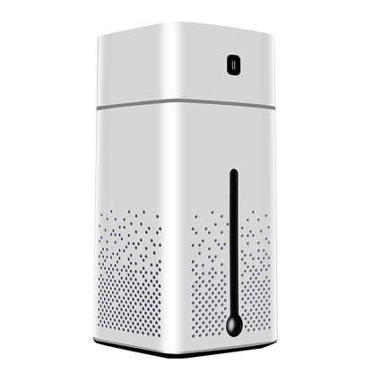 1L Ultrasonic Air Humidifier Cool Mist with 7 Color LED Light for Bedroom Office Desktop Home-White