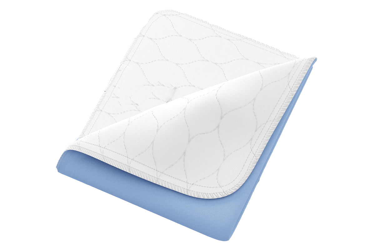 Incontinence Bed Pads Washable Bed Pads for Adults Pets Seniors Mattress Protector -Blue
