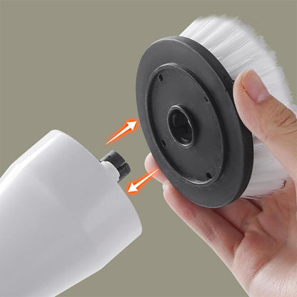 Electric Spin Scrubber with 9 Replaceable Brush Heads 2-Speed Cordless Cleaning Brush