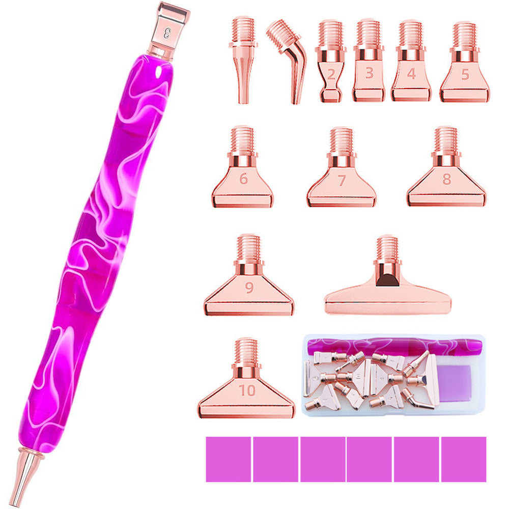 Diamond Painting Pen Kit DIY Craft Accessories Set for Teens and Adult Rose Gold