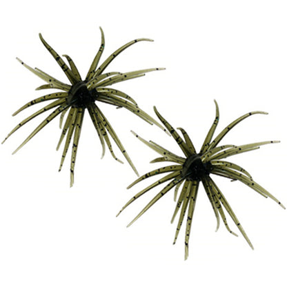 2 PCS Lifelike Floating Sea Urchin Soft Bait- Green