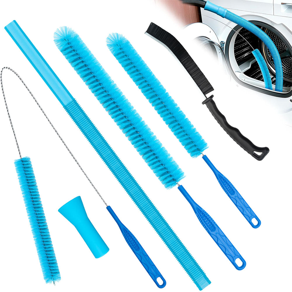 6Piece Appliance Cleaning Brush Set for Dryer Refrigerator