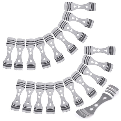 20 Pack Metal Candle Wick Centering Holders for Candle Making