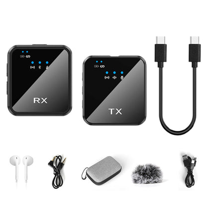 2.4G Wireless Bluetooth Lavalier Microphone for iPhone/Android/Camera Style 1