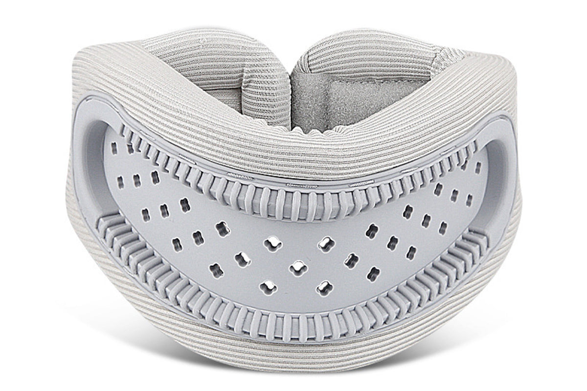 Neck Brace Neck Protectors Wraps Keep Vertebrae Stable Adjustable Cervical Collar -Grey