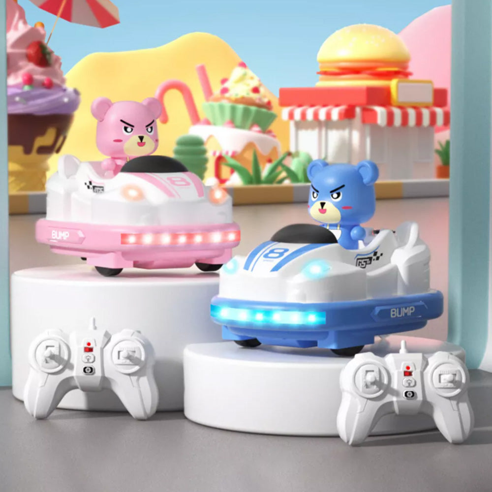 2Pcs Set Remote Control Toy Cars RC Ejecting Bumper Car for Kids Christmas Birthday Present Toys