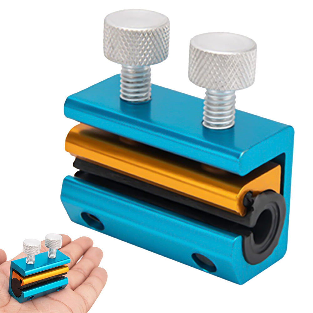 Dual Head Motorcycle Cable Lubricator Tool with Oil Clamp Blue