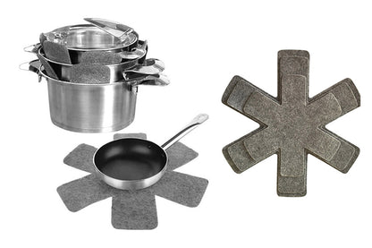3pcs Cookware Protectors Felt Pot and Pan Protector Pads for Stacking Kitchen Organization