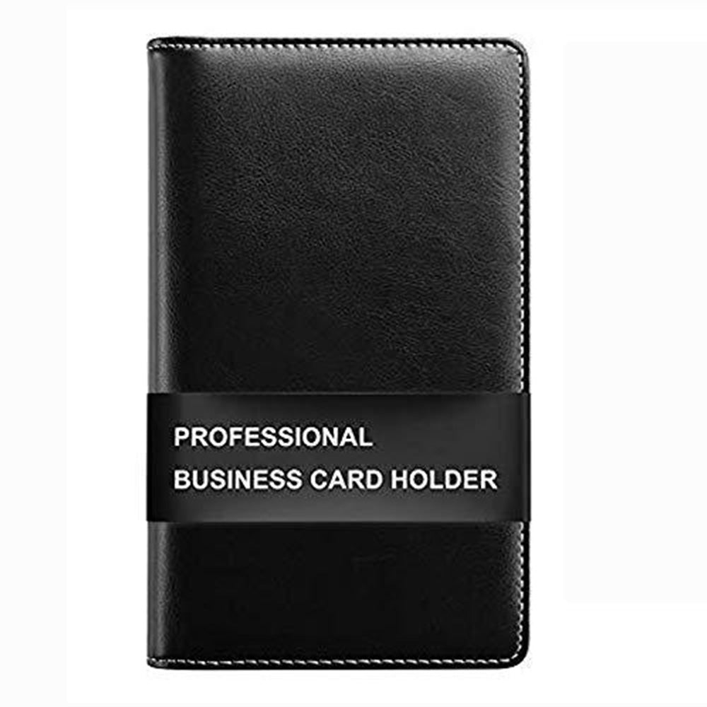120-Slot Capacity Business Card Holder Album -Black