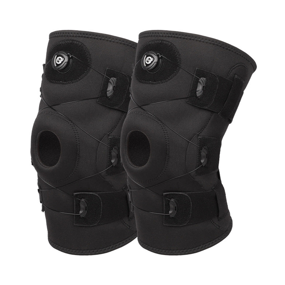 Adjustable Knee Brace with Spring Support for Sports & Patellar Stability