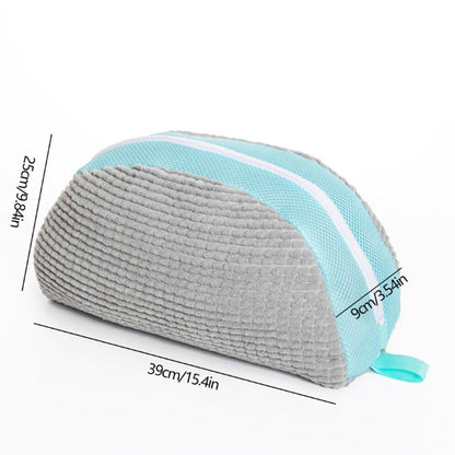 Reusable Shoe Washing Bag Laundry Shoe Bag for Washing Machine Blue