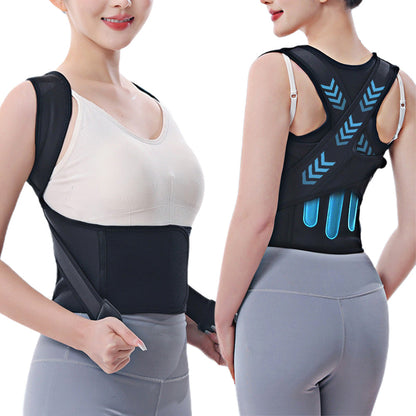 Unisex Posture Corrector Lumbar Brace Lightweight Back Support Shoulder Brace Belt