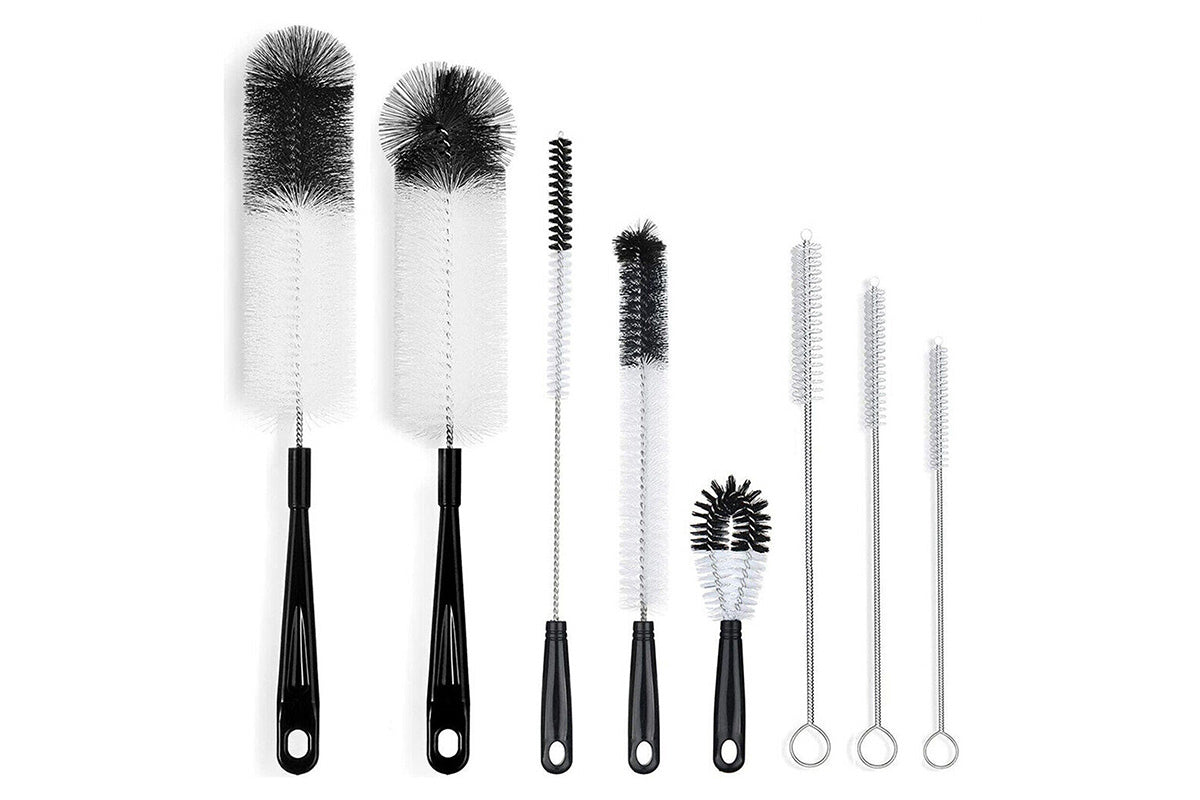 8-Piece Cup Bottle and Straw Brush Cleaning Set