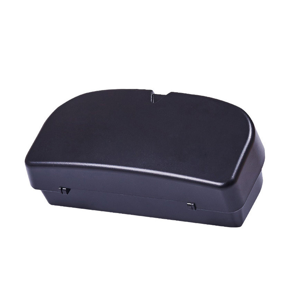 Car Sunglasses Holder Case Box Glasses Clip Auto Visor Card Ticket Organizer Black