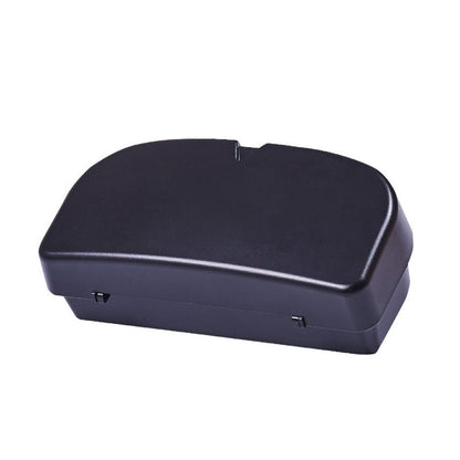 Car Sunglasses Holder Case Box Glasses Clip Auto Visor Card Ticket Organizer Black