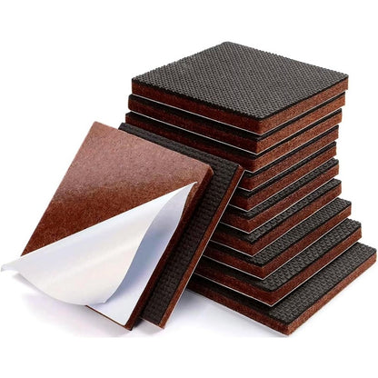 12Pcs Furniture Pads Self Adhesive Rubber Feet for Hardwood Floor Couch Stoppers