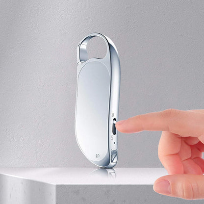 Mini Digital Voice Activated Recorder with 32GB Memory Audio Recording Device MP3 Player Sliver