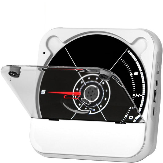 External Portable CD Player for Car with USB and AUX Port USB CD Player-White