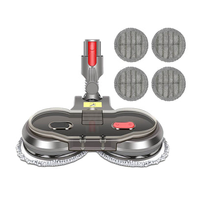 Electric Mop Head Attachment with Water Tank and 6 Washable Mop Pads for Dyson V11 V10 V8 V7