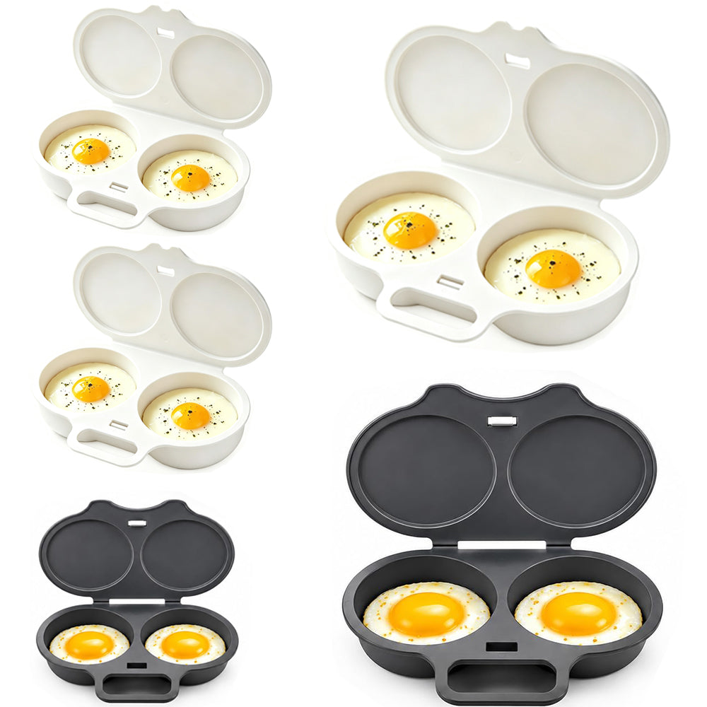 5 Pack Microwave Egg Cooker FDA Certified Egg Poacher