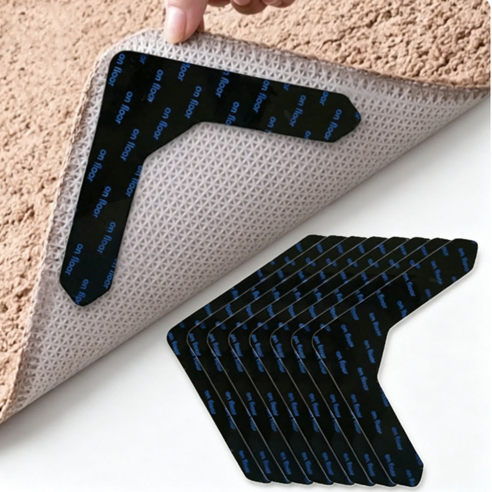 12Piece L Shap Rug Gripper Pads for Hardwood Floors