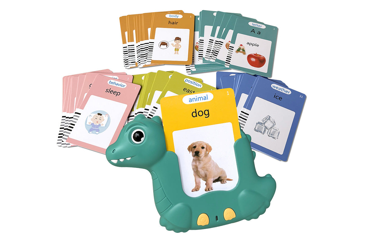 boy and girls Flash Cards Learning Toy with 510 Words Montessori Language Toy