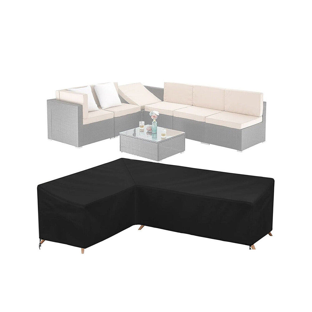 Outdoor Protector Cover for L Shape Corner Sofa Garden Rattan Sofa Cover Furniture Protector