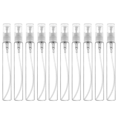 10 Pack 10ml Glass Perfume Atomizer Pump Cosmetic Spray Bottles