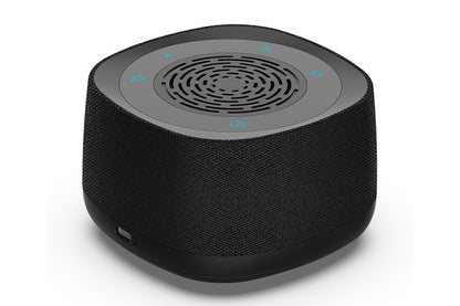 White Noise Sound Machine With Alarm Clock And Breathing Light-Black