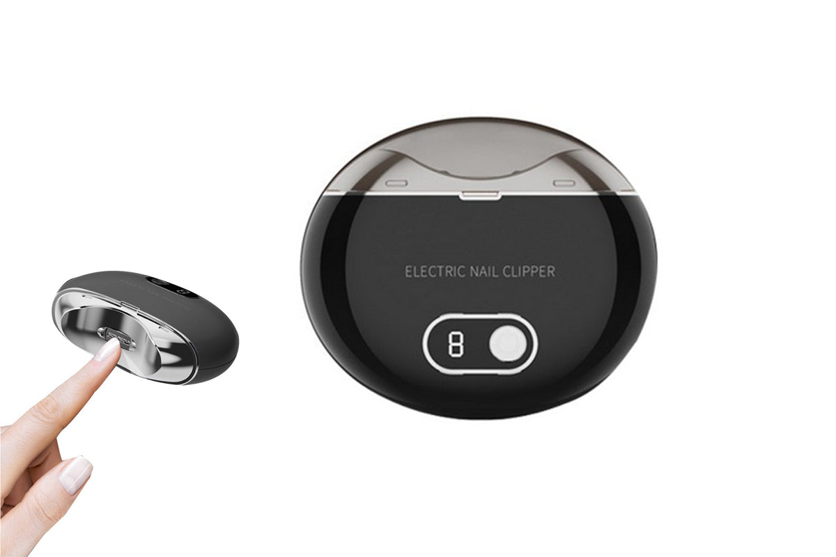 Electric USB Automatic Nail Clipper - Black