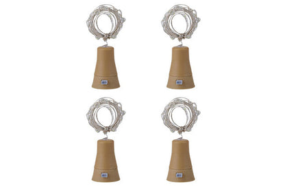 8Pcs 2m Solar Wine Bottle Light 20 LED Solar Cork String Light Fairy Light Wire Light