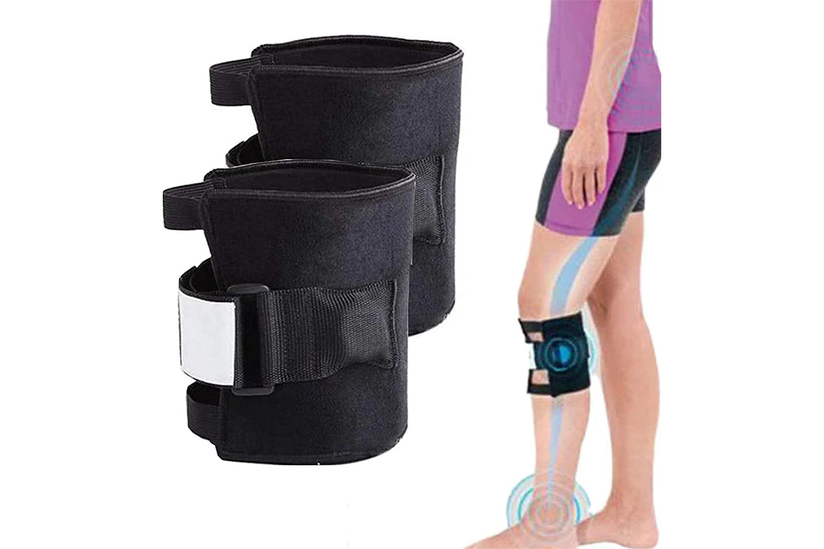 2Pcs Pressure Point Brace Massage Tool Body Trigger Point Massager Therapy Knee Recovery Pad Brace Leg Knee