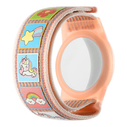 For Apple AirTag Anti Lost Wristband AirTag  Protective Holder Bracelet  for Kids Unicorn Style