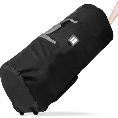 Rolling Christmas Tree Storage Bag Handy with Handle for Easy Carry Black