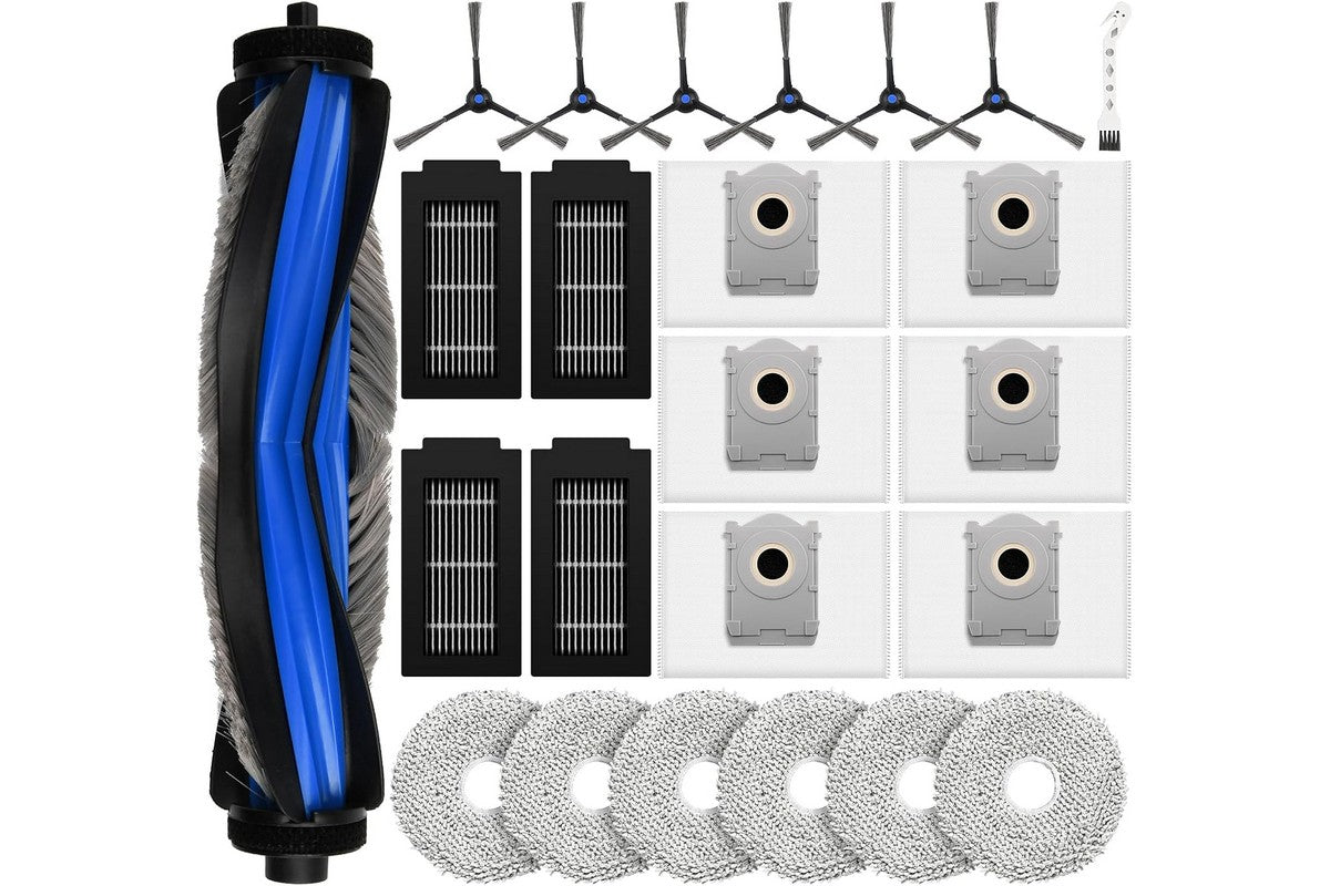 24Pcs Robot Vacuum Cleaner Replacement Kit for Ecovacs DEEBOT T50 Pro Omni