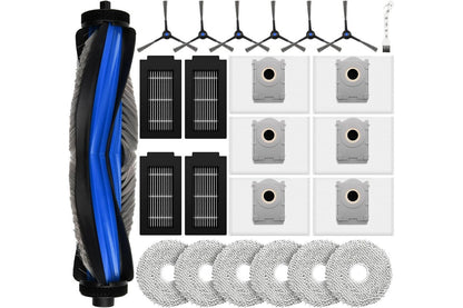 24Pcs Robot Vacuum Cleaner Replacement Kit for Ecovacs DEEBOT T50 Pro Omni