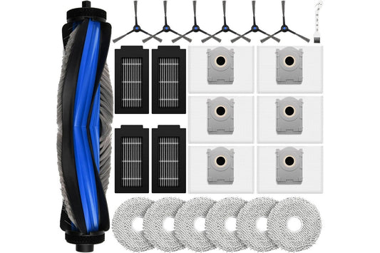 24Pcs Robot Vacuum Cleaner Replacement Kit for Ecovacs DEEBOT T50 Pro Omni