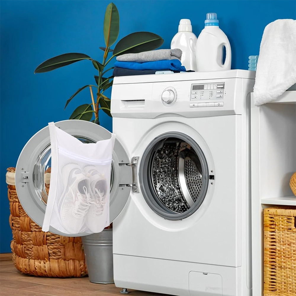 2PCS Shoe Laundry Bags for Washing Machine Mesh Wash Bags for Shoes Sneaker