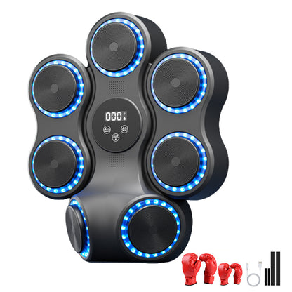 Wall Mounted Music Boxing Machine Punching Trainer