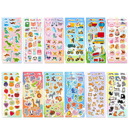 24 Sheets Cute Stickers