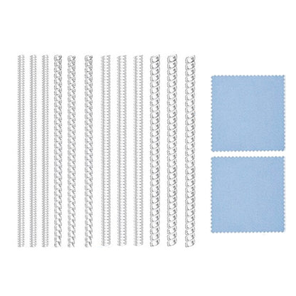 12 Piece Clear Ring Size Adjusters for Loose Rings