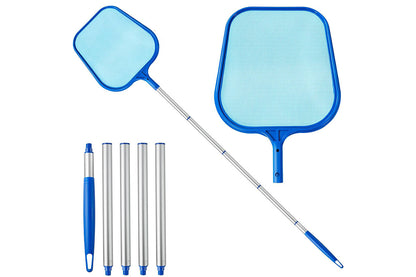 Pool Skimmer Net Pool Net with 5 Pole Sections for Swimming Pools Spas Hot Tubs