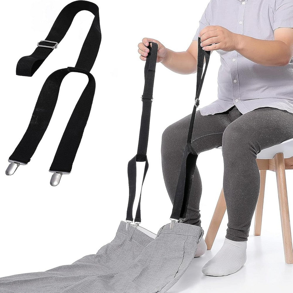 Metal Clip Dressing Aid for Pants Adjustable Dressing Aid for Elderly Disabled