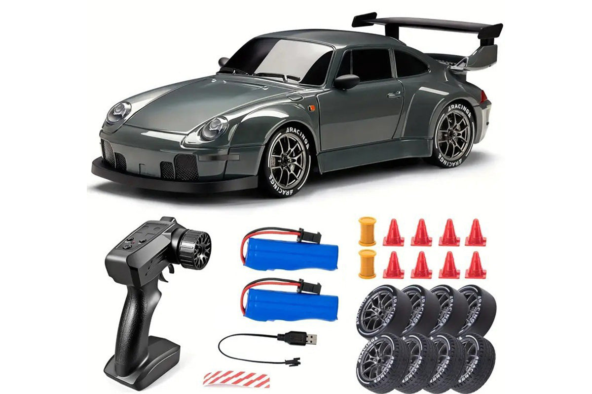 Remote Control High-Speed Drift Car Toy with 2 Rechargeable Batteries for Little Ones