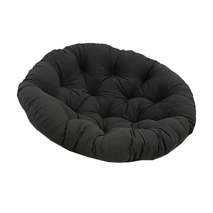 Round Chair Cushion Hanging Egg Chair Cushion Swing Chair Seat Pad Relax Cushion Black