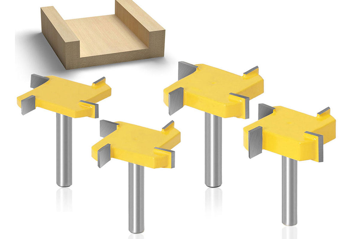 1/4 Inch CNC Spoilboard Surfacing Router Bit Flattening Cutter Woodwork Slab Tool