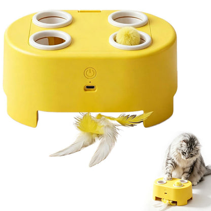 3 in 1 Automatic Electric Cat Teaser Wand Toy